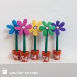 bloemen pen juf