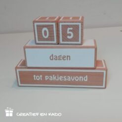 houten aftelpiramide Sinterklaas