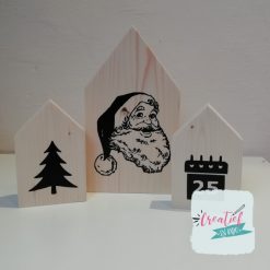 houten huisje kerst