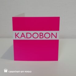 Kadobon Creatief en Kado, kadobon verkrijgbaar in verschillende bedragen