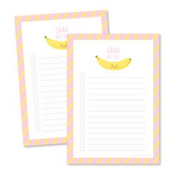 notitieblok gaan met die banaan, studio schatkist