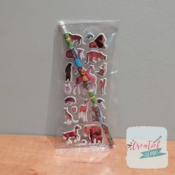 jungle stickervel traktatie, jungle dieren stickers, complete traktatie, dieren traktatie, dieren traktatie