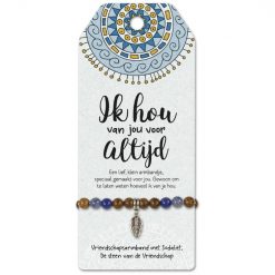 vriendschapsarmband ik hou van jou, cadeau liefde, cadeau valentijn