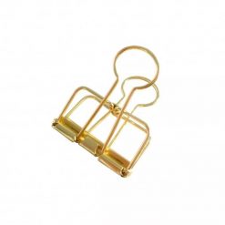 luxe binderclip, gouden knijper