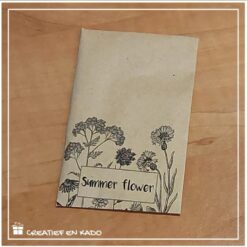 zakje bloemzaadjes, summer flowers, bedankt dat je mij hielp groeien