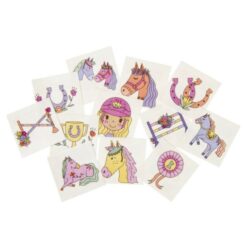 paard tattoos, paarden tatoeages, meiden traktatie, trakteren, uitdeelkadootjes