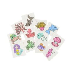 zeedieren tattoos, zeedieren tatoeages, trakteren, uitdeelkadootjes, waterdieren traktatie