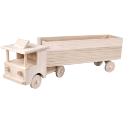 houten vrachtwagen, kado man, houten kado, Vaderdag