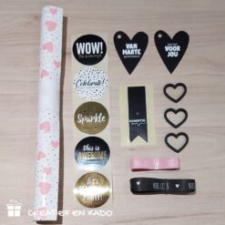 inpakset rose hearts, inpakset valentine, inpakken, inpakinspiratie