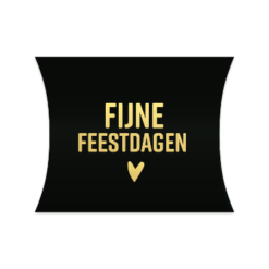 gondeldoosje fijne feestdagen, kadodoosje, inpakken kerstmis
