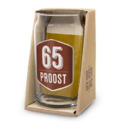 bierglas 65 proost, kado verjaardag man, bierglas verjaardag,