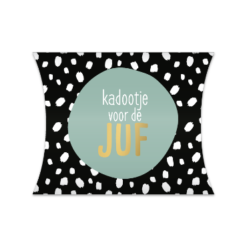 gondeldoosje kadootje voor de juf, kadodoosje juf, inpakken