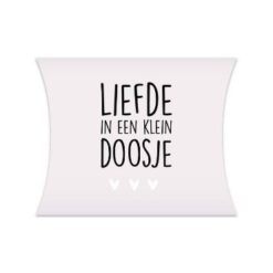 gondeldoosje liefde in een klein doosje, kadodoosje kleine kadootjes, inpakken